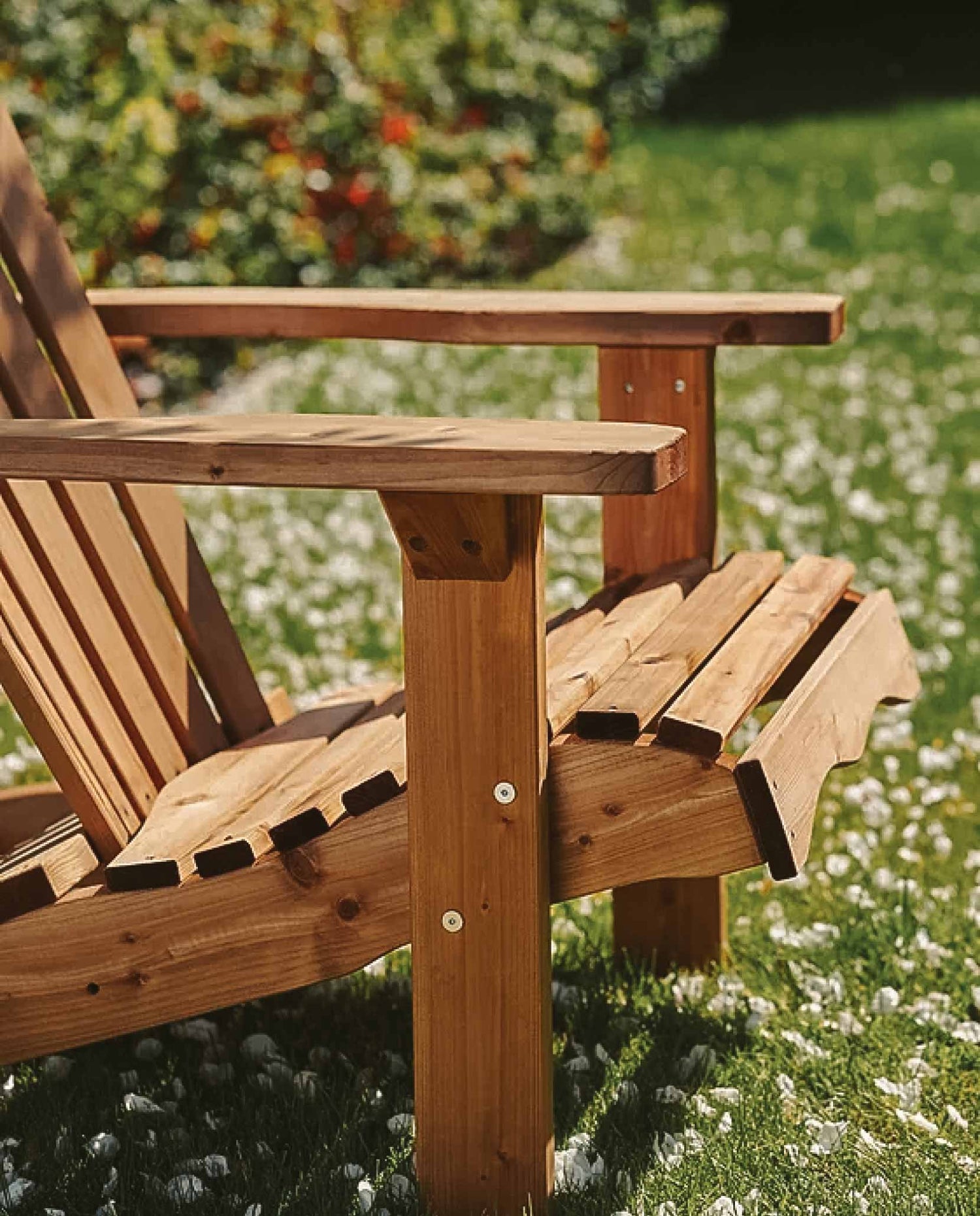 Wooden garden furniture